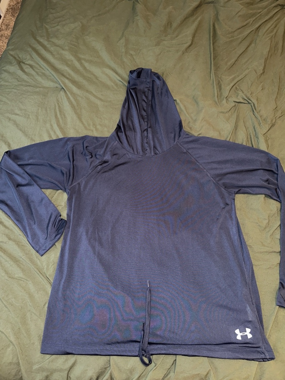 Under Armour Dark Blue Hooded Long-Sleeve Pullover